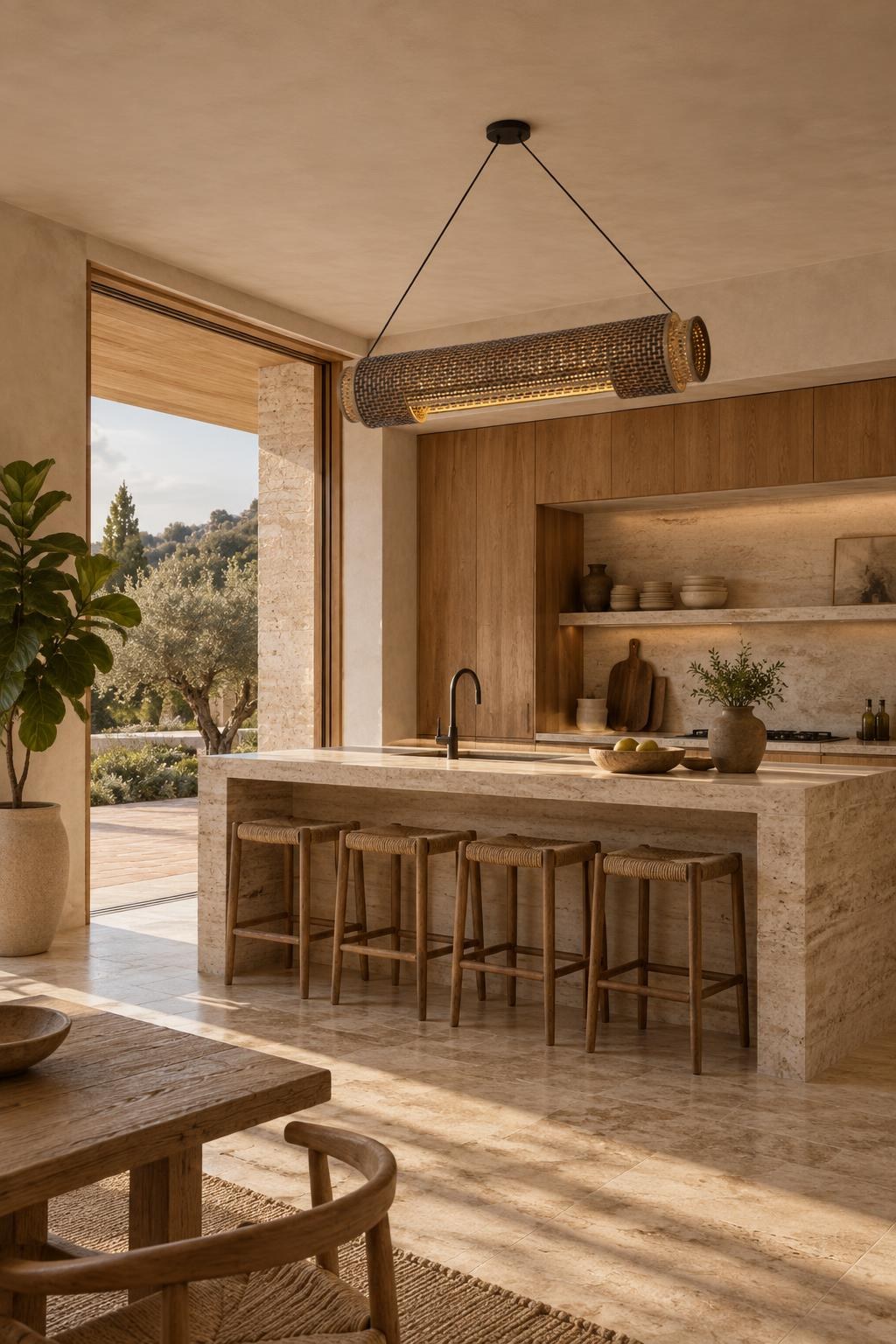 Modern Mediterranean Kitchen