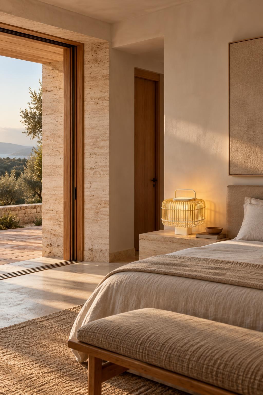 Modern Mediterranean Bedroom