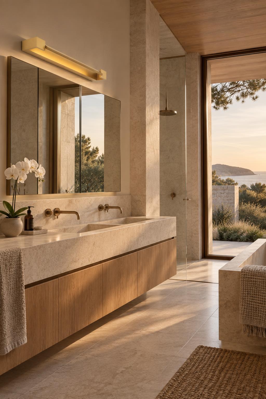 Organic Modern Bathroom