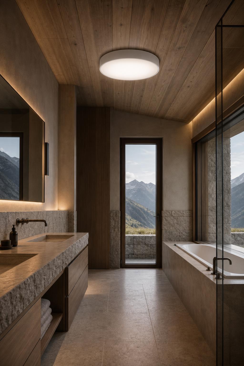 Modern Alpine Bathroom